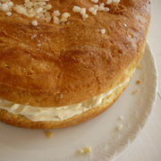 Brioche Tropézienne au Chocolat Blanc