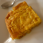 Clafoutis à la Mangue et Curcuma