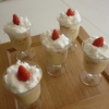 Recette Verrines "Iles Flottantes aux Fraises" (Dessert - Cuisine familiale)