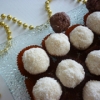 Recette Boules de Noël (Coco fondant-Coeur Gianduja) (Dessert - Gastronomique)