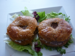 Bagels aux Steacks Hachés - image 1