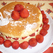 Biscuit de Savoie aux Fraises