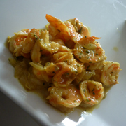 Crevettes au Lait de Coco