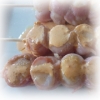 Brochettes de Noix de Saint Jacques au Lard Sauce aux Corails