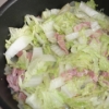 Recette Chou Chinois aux Lardons (Plat principal - Cuisine familiale)