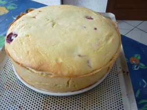 Gateau au Fromage Blanc, Framboise et Coulis - image 1