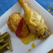 Poulet au Lait de Coco et Curcuma