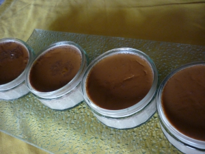 Petits Pots de Crème au Café Nappés de Sauce - image 1