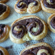 Palmiers au Nutella