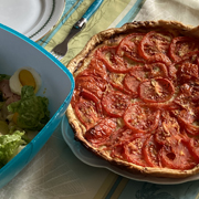 Tarte à la tomate légère